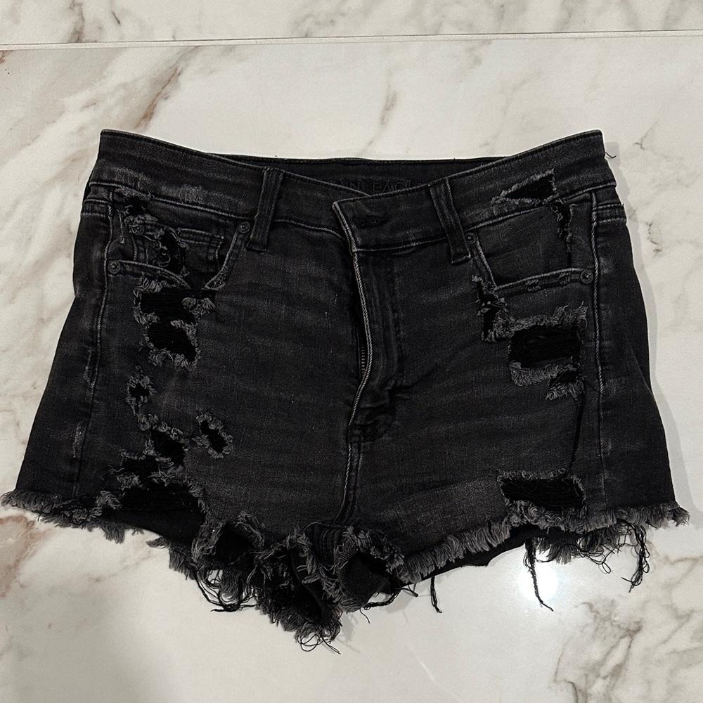 American Eagle Jean Shorts Black 10